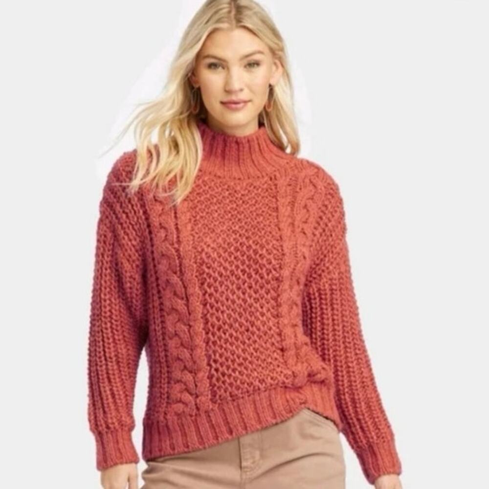 Universal Thread Women's XXL Chunky Cable Knit Sweater